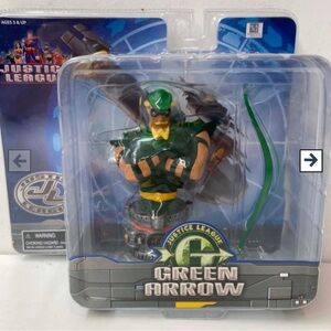 Green Arrow Figure DC Universe Justice League 2005 Sealed In Box Cartoon Network